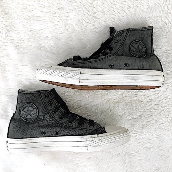 Rare Converse Leather High Top Signature Gel Sole Unisex- CTAS - Picture 6 of 12